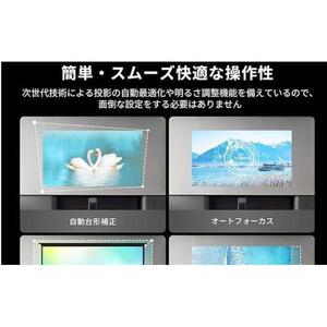 PJ18【 XGIMI Halo+ 】エクスジミー モバイルプロジェクター 高輝度 700ISO ルーメン フルHD 1080p Android TV 10.0搭載 家庭用