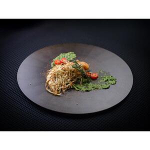 RAYS PLATE Round L 墨漆 ｜トレー プレート お皿 皿 食器 インテリア