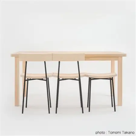 横につながるスツール(ウレタン塗装)　TSUYAMA FURNITURE【1403758】