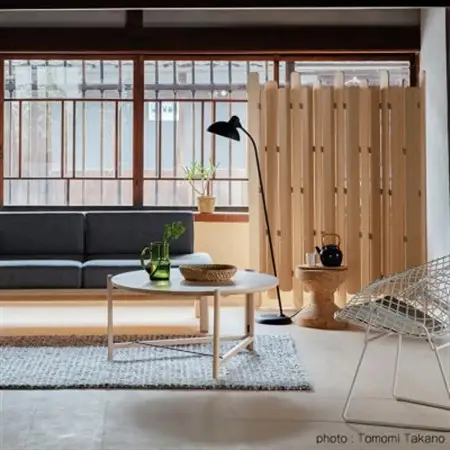 ヒノキのパーテーション　TSUYAMA FURNITURE【1403762】