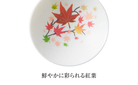 【美濃焼】 温度で変化する酒器 白平盃 『冷感紅葉』 多治見市 / 丸モ高木陶器[TBA253]