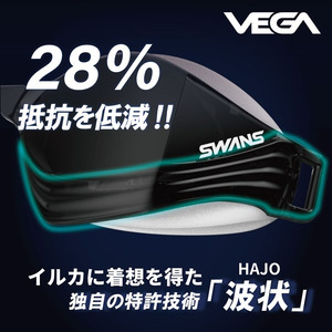 SWANS スイミングゴーグル  水泳 競泳 レーシング ミラーレンズ ゴーグル ゴーグル