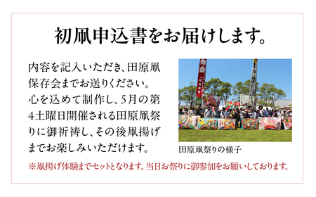 祝い舞う 初凧 大　164cm×100cm　凧 田原凧 田原凧保存会 祝凧 初凧 お祝い 祝い 出産祝い 誕生祝い 贈り物 プレゼント 凧揚げ 愛知県 田原市 渥美半島