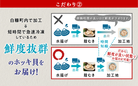 ホッキ貝ひも【400g (200g×2) 】_A008-1710