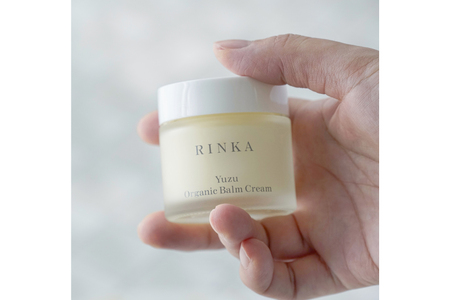 保湿クリーム ユズ オーガニック バーム クリーム 45g 1個 RINKA [ABCオーガニック 埼玉県 小川町 294]