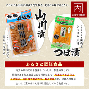 老舗｢内薗賢漬物店｣の本場山川漬セット 活お海道 IB046-009 漬物 漬物