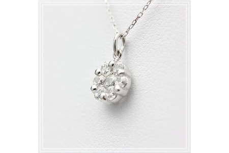 ネックレス PT900 プラチナ ダイヤモンド 0.3ct 【f024-pt】 [株式会社オーダーメイドジュエリーメイ 山梨県 韮崎市 20742953]