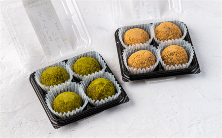 工藤菓子店「わらびまんじゅう」抹茶・きなこ ×２箱