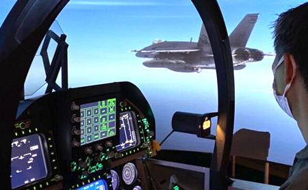 戦闘機のシミュレーター体験 45分プラン1名様 羽田イノベーションシティLUXURY FLIGHT