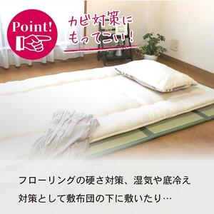 【国産】畳 マットレス【ダブル／ブラウン】約140×200cm 厚み:約1.3cm（最厚部）置き畳 ユニット畳 4つ折れ 樹脂製 カビ対策 底冷え対策 オールシーズン 新生活 水拭きOK たためる【悠久Ｄ】