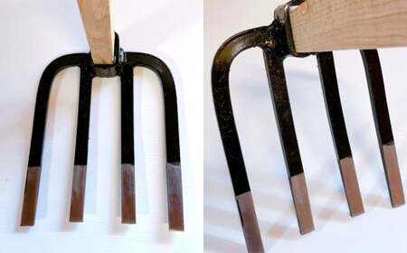 四本 備中鍬 中ビツ1本 クワ 鍬 農機具 畑 農業 農業用品 耕作鍬 農作業 植物 家庭菜園 土壌 福岡県 北九州市 九州