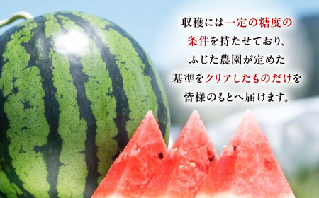 スイカ【祭りばやし】 4L×2玉 【2026年6月上旬から順次発送】 スイカ[AGDH004]
