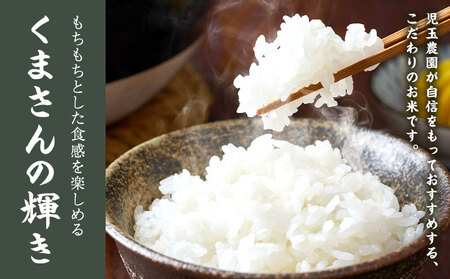【令和8年産】先行予約 『児玉農園』くまさんの輝き 5kg 5kg×1袋《10月下旬-11月中旬頃出荷》 お米 米 精米 国産 熊本 九州 玉東町 産地直送