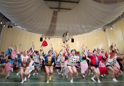 阿波おどり 観覧チケット 2枚【tonaru SETO】　円形舞台　阿波踊り公演　有名連　体験　観光