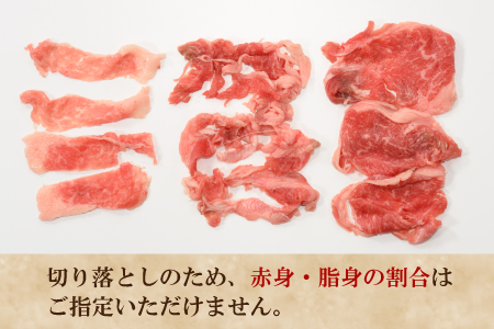 CF015.博多和牛切り落とし（定期便：全3回）