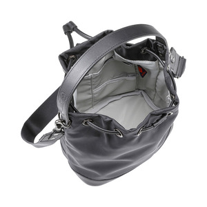 豊岡鞄 TUTUMU sacca Rich S4700RI ブラック/ 巾着型 2WAY BAG ショルダーバッグ 手提げバッグ ショルダベルト付き レディース 高級 おしゃれ バッグ かばん カバン 鞄 ブラック 黒色