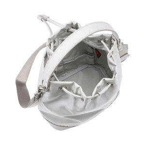 豊岡鞄 TUTUMU sacca Rich S4700RI Sグレー/ 巾着型 2WAY BAG ショルダーバッグ 手提げバッグ ショルダベルト付き レディース 高級 おしゃれ バッグ かばん カバン 鞄 グレー 灰色