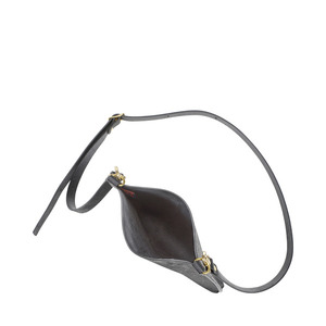 豊岡鞄 haaki Leather SDバッグ HLB101 ネロ / KOMOREBI 木和田正昭商店 牛皮革 革 ショルダーバッグ レディース 高級 おしゃれ バッグ かばん カバン 鞄 シンプル デザイン ハンドメイド ブラック 黒色