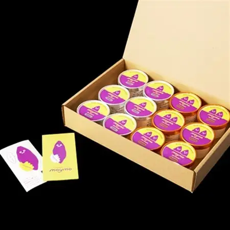 茨城県産さつまいも(べにはるか)moymoアイス2種食べくらべセット(12個入り)_菓子・スイーツ アイス・ジェラート  _【配送不可地域：離島・沖縄県】【1580661】