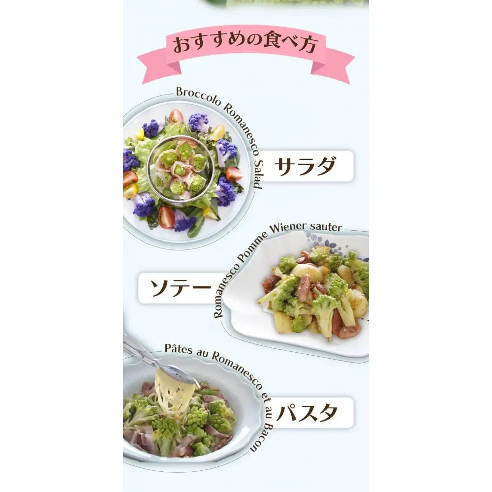 冷凍カットロマネスコカリフラワー 400g×2袋（800ｇ）