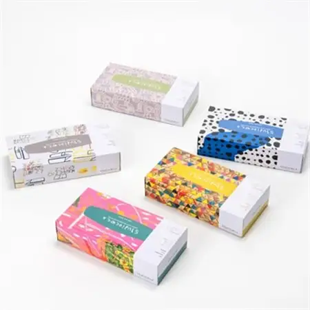 アートパッケージボックスティッシュ60箱【5箱入り×12セット】【1箱150組(300枚)】【1589794】
