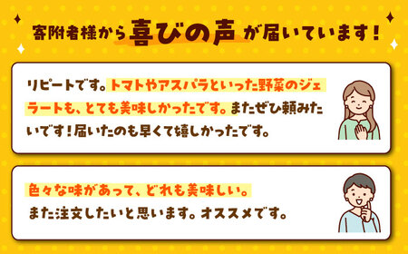 酪農野菜農家のジェラート8個[APBA003] アイス