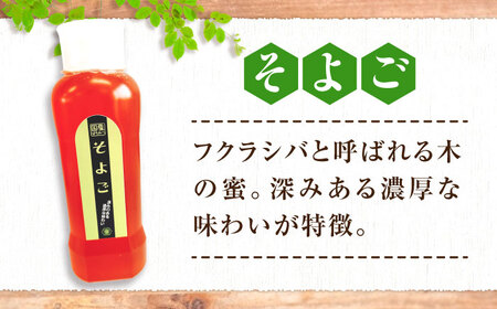 はちみつ チューブ2本セット（みかん・そよご）各250g [APBO012] はちみつ