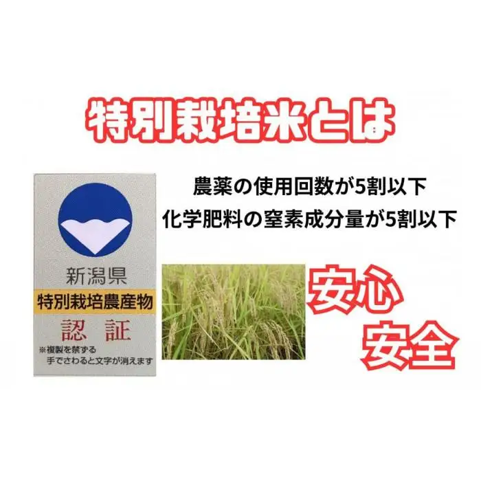 【令和8年産・新米予約・定期便】安心安全の新潟県南魚沼産特別栽培米コシヒカリ　2kg×12か月　新潟県認証【定期便 銘柄米 ブランド米 精米 こしひかり コシヒカリ】【2026年10月上旬より1ヶ月以内に順次発送予定】