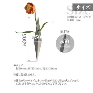 HITTITEの 海外展示会出展 スタイリッシュな花器 ハンギングベース シルバー 063-50-SR