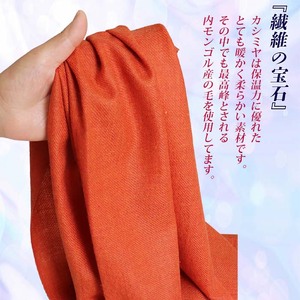 高級 カシミヤ100％ 薄手 大判 ストール 無地 66311 レディース 内モンゴル産 ホワイト ／ まちづくり観光振興機構 通勤 通学 プレゼント ギフト 奈良県 田原本町