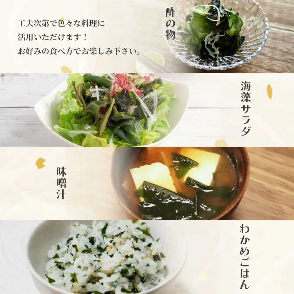 fn-72-002 三陸釜石・漁師直送 湯通し塩蔵わかめ（100g×10袋) 両石港 隆丸