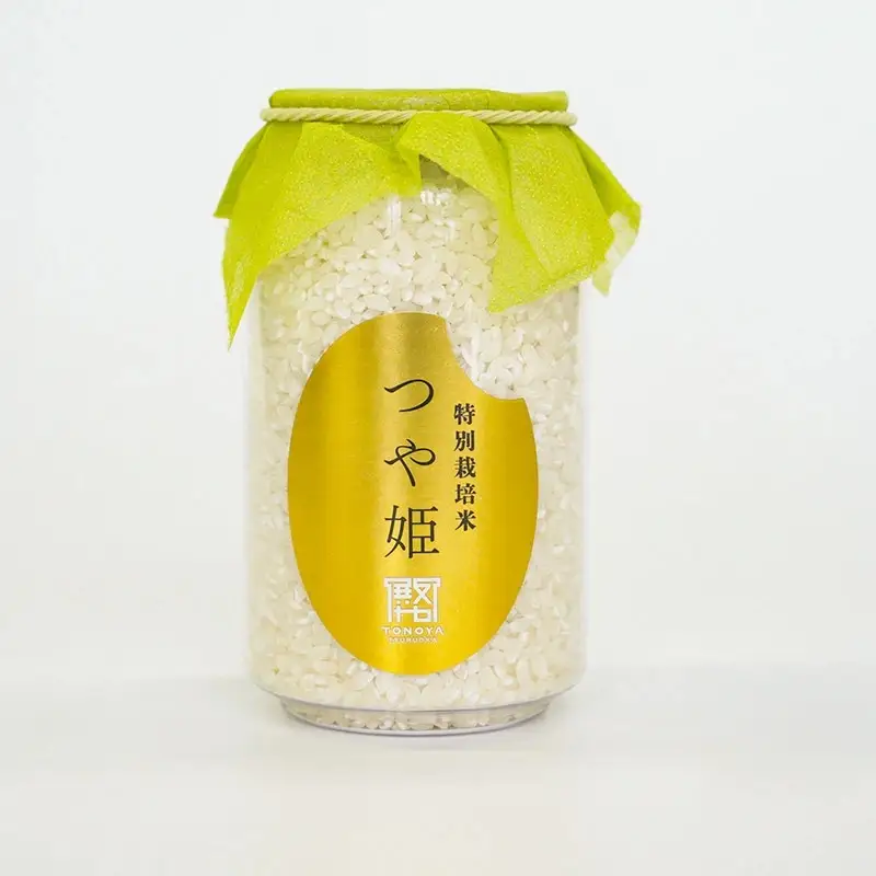 【令和8年産先行予約】 殿やの「つや姫」「雪若丸」「はえぬき」無洗米2合（300g）缶ボトル6本セット　K-837