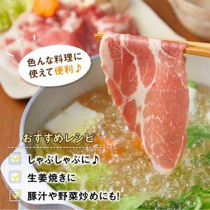 【定期便】【旭川産ブランド】笹豚肩ロース薄切り900g(300g×3パック)×2ヶ月毎月発送 | 豚肉 豚肉_04824