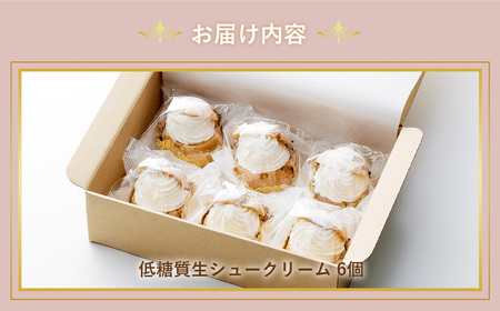 低糖質生シュークリーム（6個入り） No.529