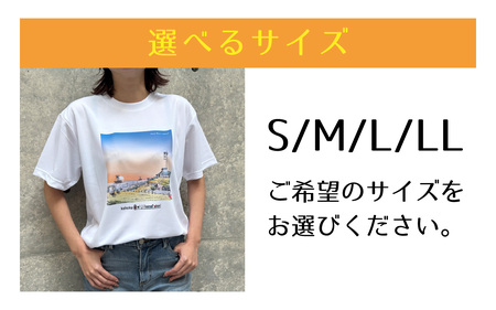 かほくの身近な風景スケッチTシャツ『西田幾多郎記念哲学館』1枚 Lサイズ [AD010-3]