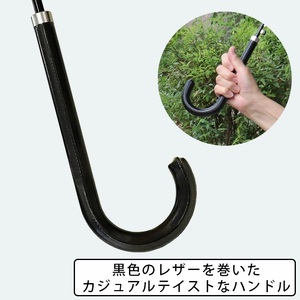 強風対策 耐風傘 雨傘 レディース 長傘 ボーダー ワンタッチジャンプ 162003 ネイビー ／ まちづくり観光振興機構 折りたたみ カジュアル 通勤 通学 奈良県 田原本町