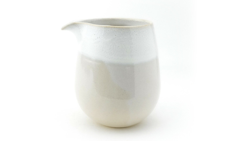 【波佐見焼】Folk Design 片口酒器・盃 白釉白唐津流し 2点セット【玉有】[IE57]