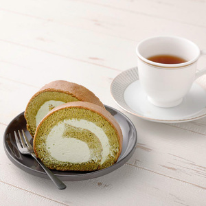 【3ヶ月定期便】ボヌール特製 抹茶ロールケーキ 1本 約440g ロールケーキ ケーキ スイーツ 抹茶 洋菓子 お菓子 おやつ 冷凍