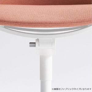 Mfa2_コクヨチェアー　ファブレ革張り(スモークブラウン)／ストライプタイプ／カーペット用（Wキャスター）　／在宅ワーク・テレワークにお勧めの椅子