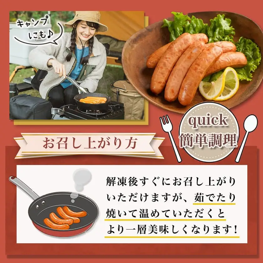 霧島黒豚プレミアあらびきウインナー1.4kg〔11-2804〕_(都城市)