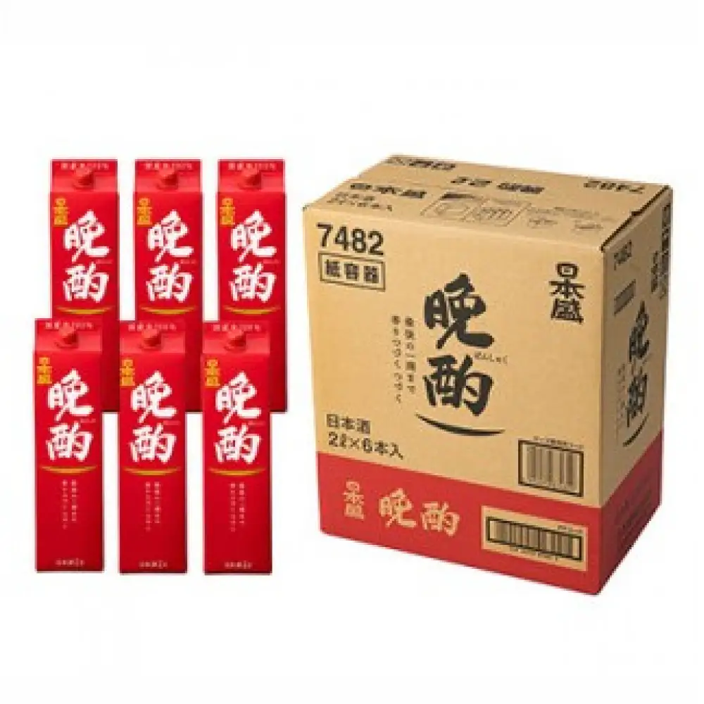日本酒 【日本盛】晩酌2L×6本(1ケース) 日本酒 西宮市兵庫県