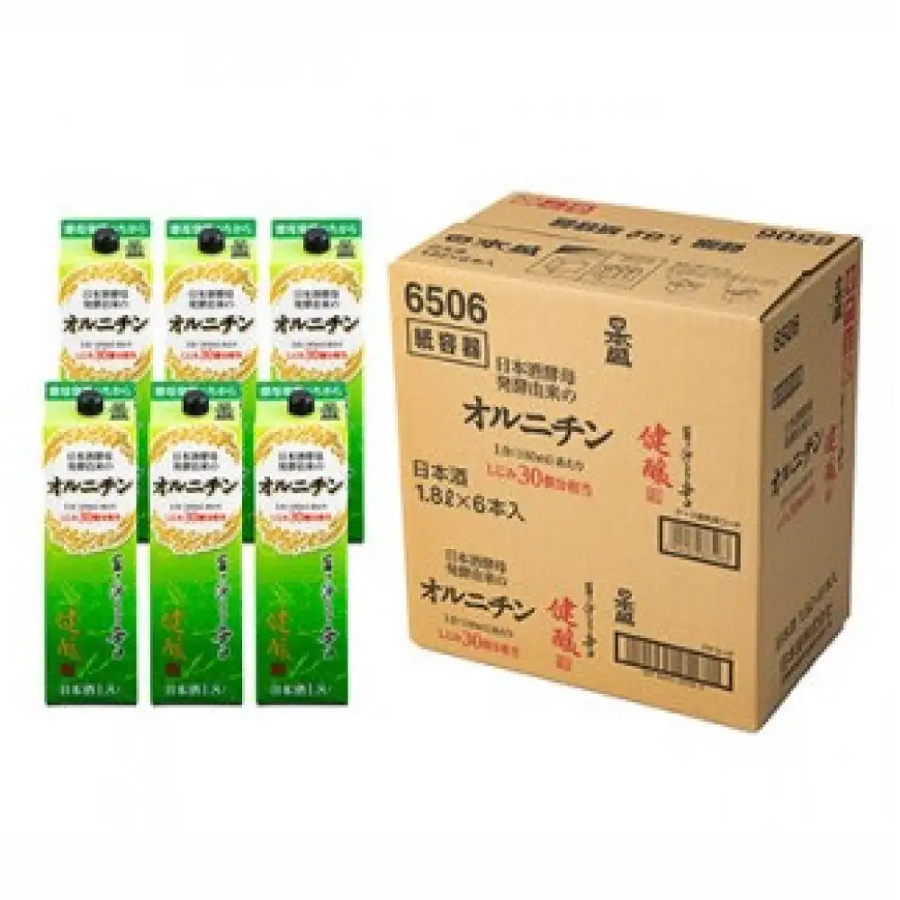 日本酒 【日本盛】健醸1.8L×6本(1ケース) 日本酒 西宮市兵庫県