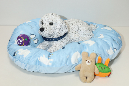 「稲田石」使用 オーダーメイド犬の石像 JX-001