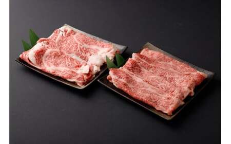 長崎和牛 スライス 食べ比べ （肩ロース約500g ロース約500g） 約1kg 和牛 牛肉