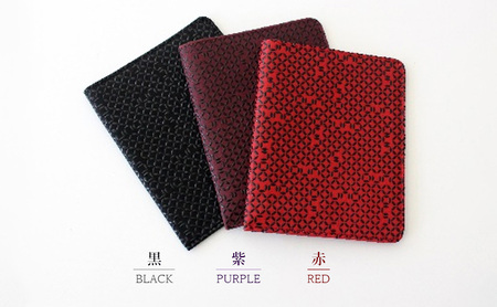 STAND BRUSH ／ 携帯用ケースつき　印伝・黒　紫　赤 ブラシ 卓上ブラシ 洋服ブラシ 馬毛 工芸品 日本製 墨田区 東京 黒