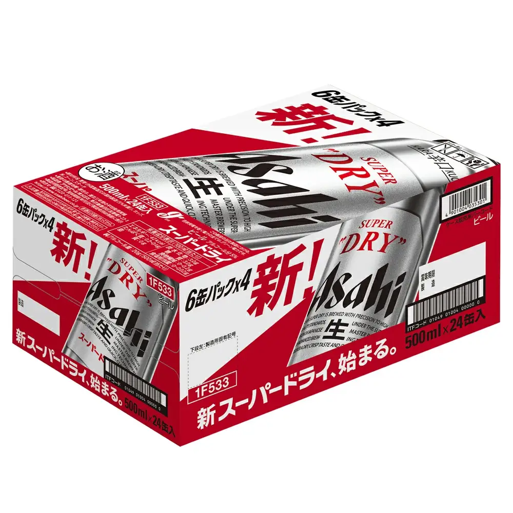 【8か月定期便】【福島のへそのまち　もとみや産】アサヒスーパードライ500ml×24本　【07214-0333】