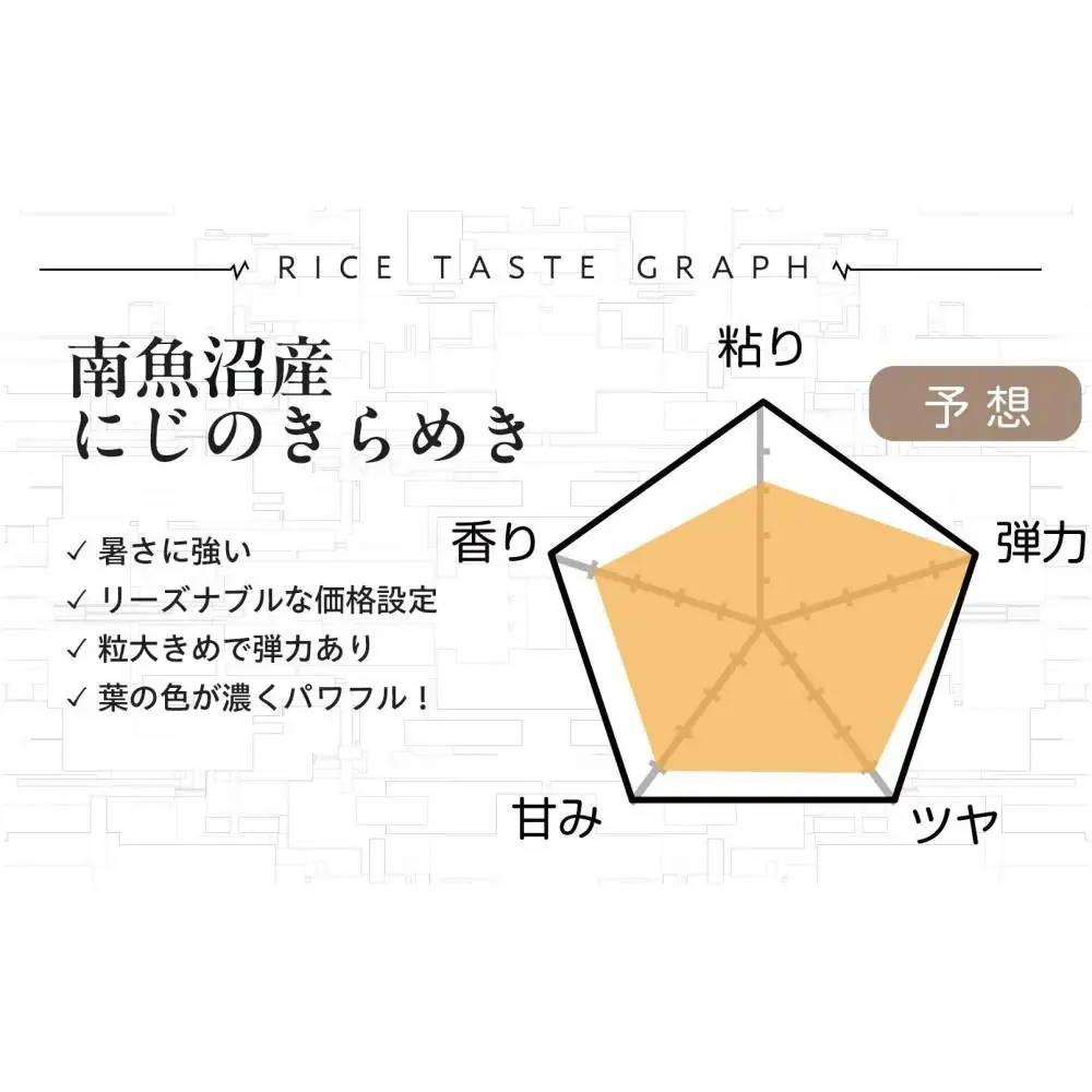 【令和8年産新米予約】精米5kg 南魚沼産にじのきらめき・農家直送_AG【銘柄米 ブランド米 精米 にじのきらめき 魚沼産 新潟米 産地直送 お米 米 こめ コメ ご飯 ごはん】【令和8年10月中旬から1ヶ月以内に順次発送予定】