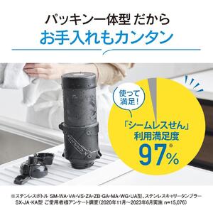 象印 ステンレスクールボトル「 TUFF 」 1.0L SDHB10【カラー：ブラック（BA）】