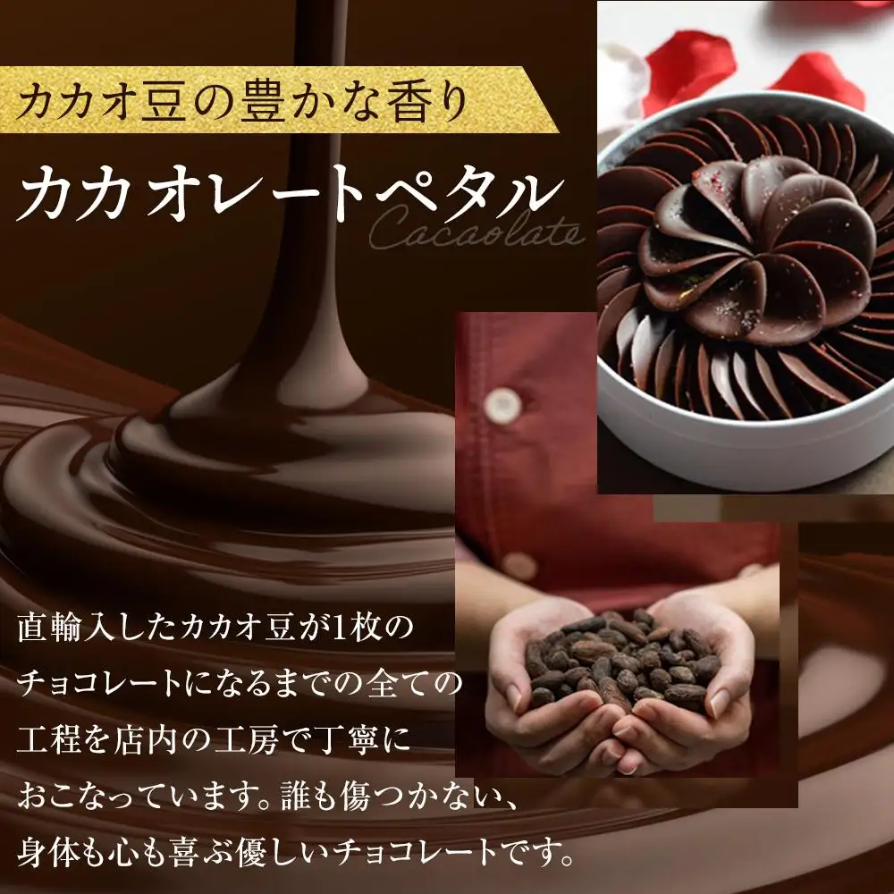 【Premarché  Cacaolate Lab】国際コンテスト入賞店の手づくりチョコレート カカオレートペタル全6種 