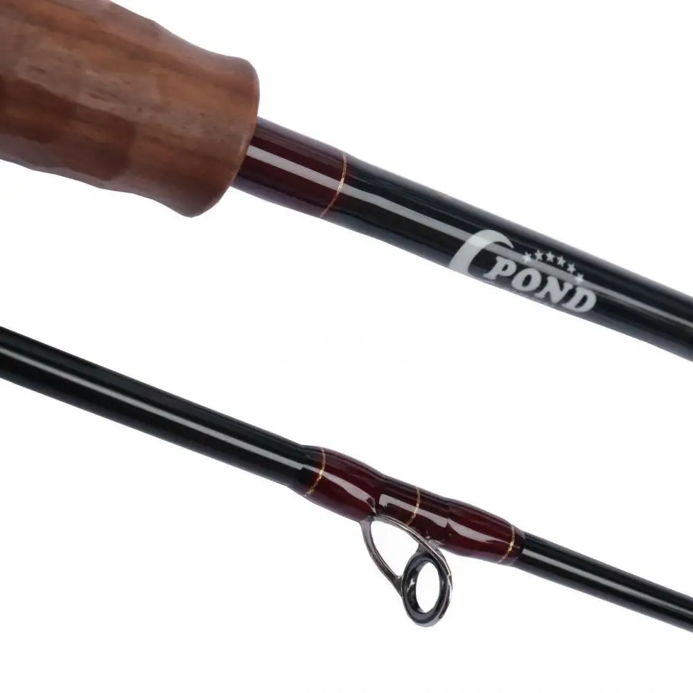 【福岡市内製造】POND original パックロッド【Garantido】ガランチード | つり フィッシング ダークブラウン ゴールド